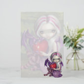 Papeterie "de dragon de Valentine" (Debout devant)