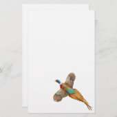 Papeterie de faisan de Ringneck de vol (Devant / Derrière)