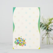 Papeterie de fantaisie de paon (Debout devant)