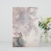 Papeterie de fantasy Fée et Dragon (Debout devant)