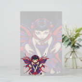 Papeterie "de fée de champignon de point de polka" (Debout devant)