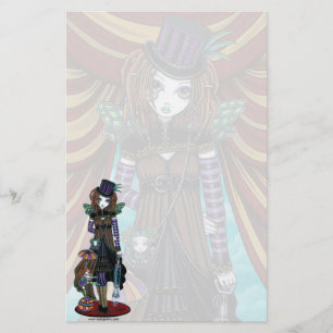Papeterie de fée de cirque de Steampunk de "saule