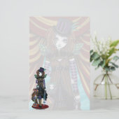 Papeterie de fée de cirque de Steampunk de "saule" (Debout devant)