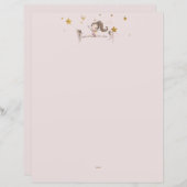 Papeterie de fête d'anniversaire de gymnastique ro (Devant / Derrière)