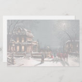 Papeterie de fête de Noël victorienne (Devant / Derrière)