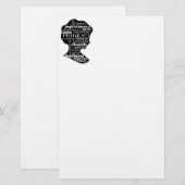 Papeterie de fille de Jane Austen (Devant / Derrière)