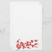 Papeterie de fleurs de cerisier (Devant / Derrière)