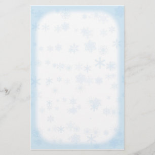Papeterie de flocon de neige d'hiver