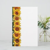 Papeterie de frontière de tournesol (Debout devant)