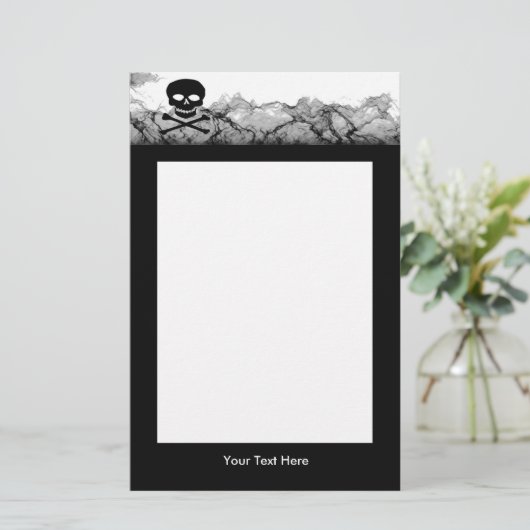 Papeterie de fumée de crâne (Debout devant)