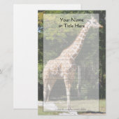 Papeterie de girafe (Devant / Derrière)