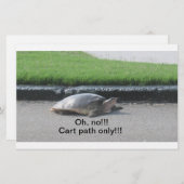 Papeterie de golf (Devant / Derrière)