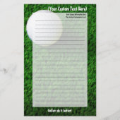 Papeterie de golf customisée (Devant)