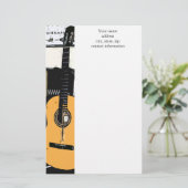 Papeterie de guitare de bleus (Debout devant)