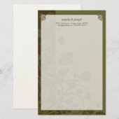 Papeterie de Handfasting (Devant / Derrière)