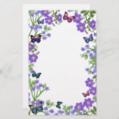 Papeterie de jardin de papillon (Devant / Derrière)