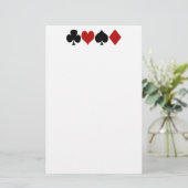 Papeterie de jeu de carte (Debout devant)