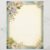 Papeterie de journal de bricolage floral shabby ch (Dos)