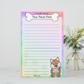 Papeterie de Kawaii Shiba Inu (Debout devant)