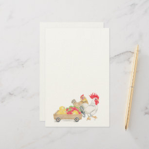 Papeterie de la famille poulet 