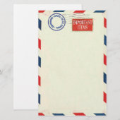 papeterie de la poste aérienne (Devant / Derrière)