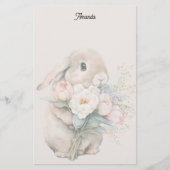 Papeterie de lapin de Pâques (Devant)