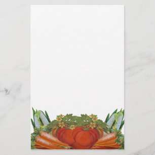 Papeterie de légumes vintages