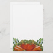 Papeterie de légumes vintages (Devant / Derrière)