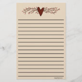 Papeterie de ligne épaisse au coeur du pays (Devant)