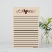 Papeterie de ligne épaisse au coeur du pays (Debout devant)