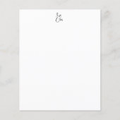 Papeterie de mariage formelle et élégante (Devant)