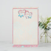 Papeterie de mariage personnalisée (Debout devant)