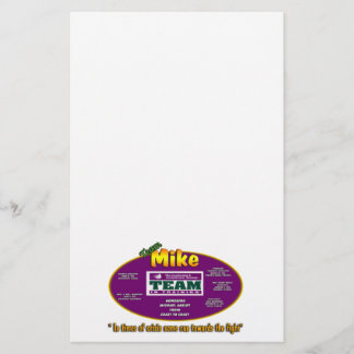 Papeterie de Mike d'équipe