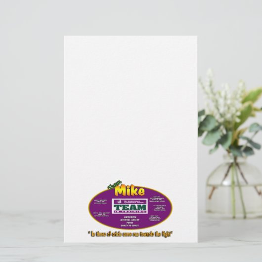 Papeterie de Mike d'équipe (Debout devant)