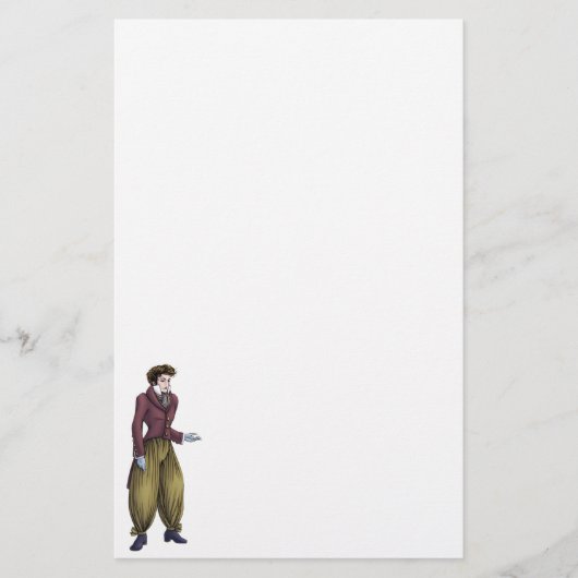 Papeterie de mode Régence - Gentleman #6 (Devant)