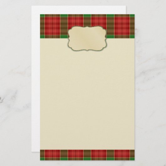 Papeterie de Noël (Devant / Derrière)