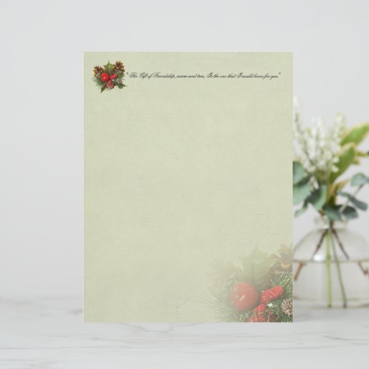 Papeterie de Noël Holly (Debout devant)