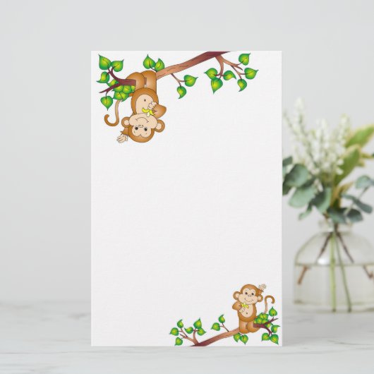 Papeterie de oscillation de singe (Debout devant)