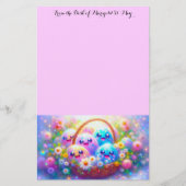 Papeterie de panier de Pâques (Devant)