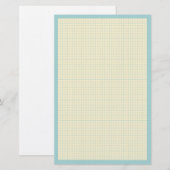 Papeterie de papier à lettres avec le motif de (Devant / Derrière)