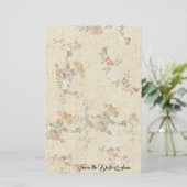 Papeterie de papier faite main de Faux floral de (Debout devant)