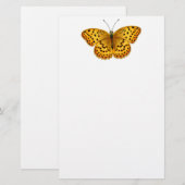 Papeterie de papillon de fritillaire d'Argynnis (Devant / Derrière)