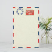 papeterie de par avion (Debout devant)