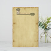 Papeterie de parchemin de cuisine de pays (Debout devant)