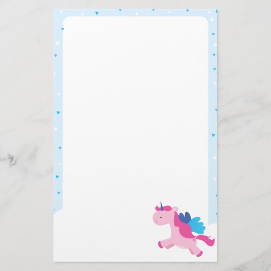 Papeterie de partie de licorne (Devant)