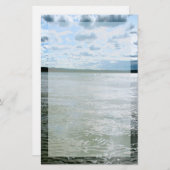 Papeterie de paysage de plage du Long Island (Devant / Derrière)