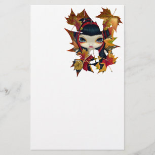 Papeterie de "peu de feuille d'automne"