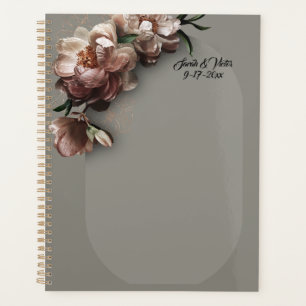 Papeterie de pivoines en fleurs