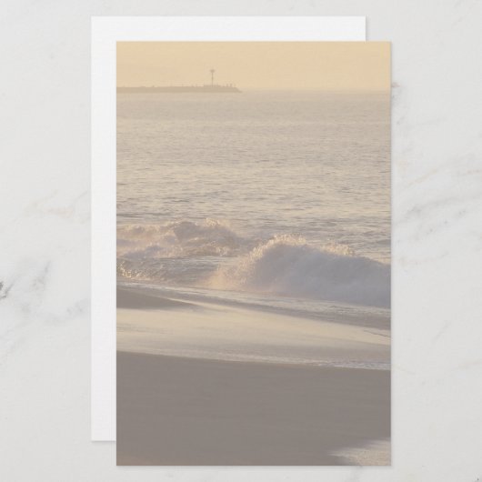 Papeterie de plage d'aube (Devant / Derrière)