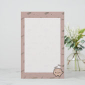 Papeterie De porc arrière - plan rose mignon de rose (Debout devant)